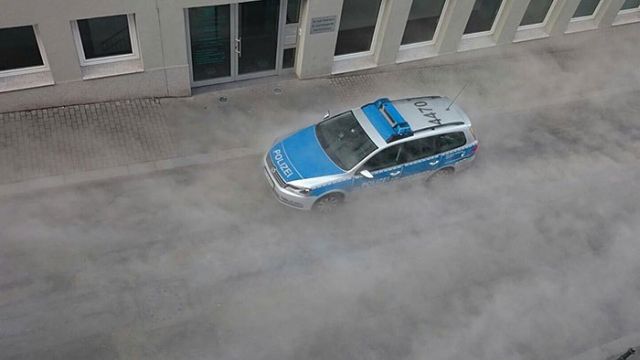 Polícia na mieste úniku